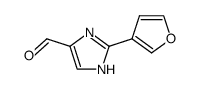 1H-Imidazole-4-carboxaldehyde,2-(3-furanyl)- (9CI) structure