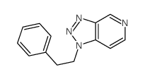 1H-1,2,3-Triazolo[4,5-c]pyridine,1-(2-phenylethyl)-结构式