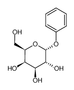 (3R,4S,5R,6S)-2-(hydroxymethyl)-6-phenoxyoxane-3,4,5-triol Structure