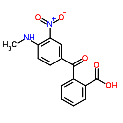 2-[4-(Methylamino)-3-nitrobenzoyl]benzoic acid Structure