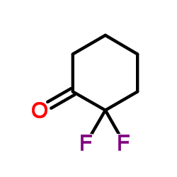 2,2-Difluorocyclohexanone结构式