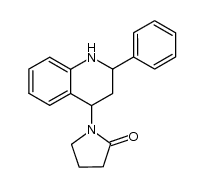 1-(2-phenyl-1,2,3,4-tetrahydroquinolin-4-yl)pyrrolidin-2-one结构式