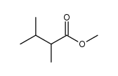 2,3-Dimethylbutanoic acid methyl ester Structure