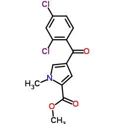 Methyl 4-(2,4-dichlorobenzoyl)-1-methyl-1H-pyrrole-2-carboxylate Structure