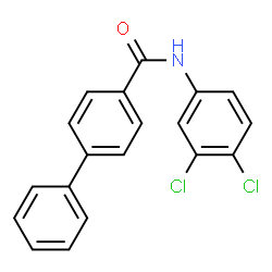 N-(3,4-Dichlorophenyl)-4-biphenylcarboxamide结构式