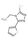 4-ETHYL-5-THIEN-2-YL-4H-1,2,4-TRIAZOLE-3-THIOL structure