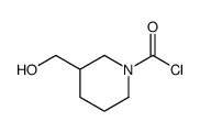 1-Piperidinecarbonyl chloride, 3-(hydroxymethyl)- (9CI) picture