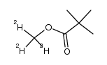 pivalate de methyle d3结构式