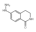 6-hydrazinyl-3,4-dihydro-2H-isoquinolin-1-one结构式