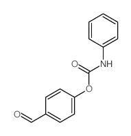 (4-formylphenyl) N-phenylcarbamate structure