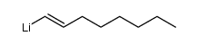 (E)-1-Lithio-1-octen Structure