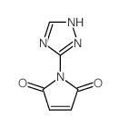 1H-Pyrrole-2,5-dione,1-(1H-1,2,4-triazol-5-yl)- Structure