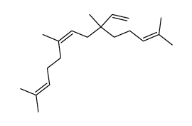 (Z)-2,6,9,13-tetramethyl-9-vinyl-tetradeca-2,6,12-triene Structure