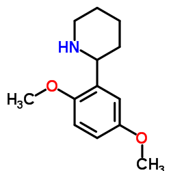 2-(2,5-Dimethoxyphenyl)piperidine structure