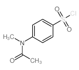 4-(N-甲基乙酰胺基)苯磺酰氯结构式