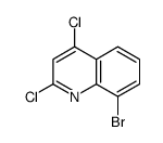 8-Bromo-2,4-dichloroquinoline Structure
