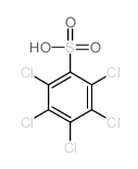 2,3,4,5,6-pentachlorobenzenesulfonic acid结构式