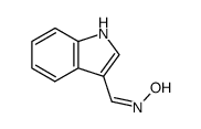 indole-3-carbaldehyde-(Z)-oxime结构式