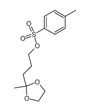 5-Tosyloxy-2,2-ethylenedioxypentane结构式