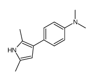 3-(4'-N,N-dimethylaminophenyl)-2,5-dimethylpyrrole结构式