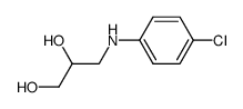 p-chloro-N-(2,3-dihydroxypropyl)-aniline Structure