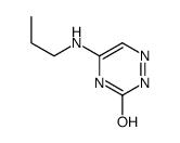 5-(Propylamino)-1,2,4-triazin-3(2H)-one结构式