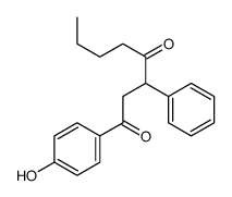 1-(4-hydroxyphenyl)-3-phenyloctane-1,4-dione Structure