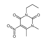 1,6-dimethyl-5-nitro-3-propylpyrimidine-2,4-dione Structure