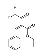 ethyl 2-benzylidene-4,4-difluoro-3-oxobutanoate结构式
