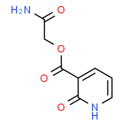 3-Pyridinecarboxylicacid,1,2-dihydro-2-oxo-,2-amino-2-oxoethylester(9CI)结构式