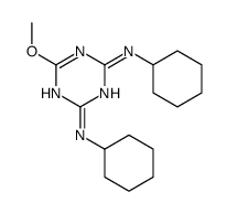 2-N,4-N-dicyclohexyl-6-methoxy-1,3,5-triazine-2,4-diamine Structure