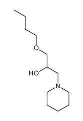 1-butoxy-3-piperidin-1-yl-propan-2-ol结构式