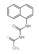 1-ethanethioyl-3-naphthalen-1-yl-urea结构式