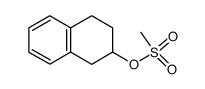 1,2,3,4-tetrahydronaphthalen-2-yl methanesulfonate结构式