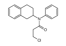3-chloro-N-phenyl-N-(1,2,3,4-tetrahydronaphthalen-2-yl)propanamide Structure