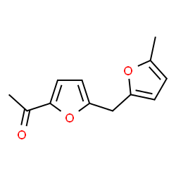 2-Acetyl-5-(5-methylfurfuryl)furan结构式