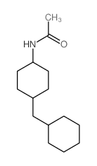 N-(4-(Cyclohexylmethyl)cyclohexyl)acetamide结构式