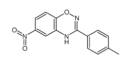 3-(4-methylphenyl)-6-nitro-2H-1,2,4-benzoxadiazine结构式