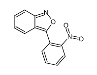 3-(2'-nitrophenyl)-2,1-benzisoxazole结构式