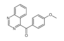 (4-methoxyphenyl)-quinazolin-4-ylmethanone结构式