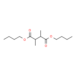 2,3-Dimethylbutanedioic acid dibutyl ester Structure