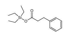 3-phenylpropanoic acid triethylsilyl ester结构式