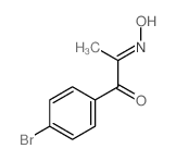 1-(4-bromophenyl)-2-hydroxyimino-propan-1-one结构式