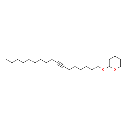 2-(7-Heptadecynyloxy)tetrahydro-2H-pyran Structure