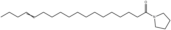 1-(14-Octadecenoyl)pyrrolidine structure