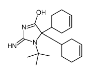 2-Amino-1-(1,1-dimethylethyl)-1,5-dihydro-5,5-diphenyl-4H-imidazol-4-one structure