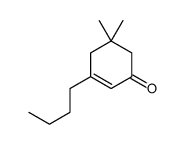 3-butyl-5,5-dimethylcyclohex-2-en-1-one结构式