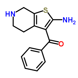 Methanone, (2-amino-4,5,6,7-tetrahydrothieno[2,3-c]pyridin-3-yl)phenyl- (9CI)结构式