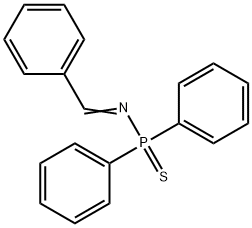 (Benzylideneamino)diphenylphosphine sulfide结构式