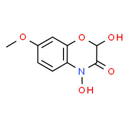 2H-1,4-Benzoxazin-3(4H)-one, 2,4-dihydroxy-7-methoxy-, (2S)- (9CI) structure